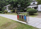 2500多套四色分類垃圾桶市區(qū)上崗！