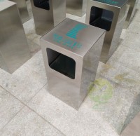 凱德公園1號(hào)采購(gòu)欣方圳方形不銹鋼垃圾桶