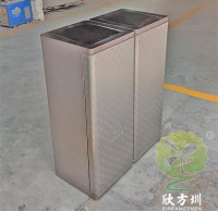 室內(nèi)電鍍腐刻不銹鋼分類垃圾桶單筒